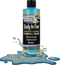 Pouring Masters Blue/Gold Iridescent Special Effects Acrylic Pouring Paint - Premium 8-Ounce Pre-Mixed Fluid Acrylic Paint - Fluid Art Supplies for Canvas, Wood, Paper, Tile & Rocks