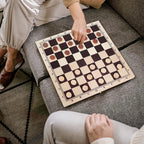GOTHINK Wooden Chess, Checker, and Backgammon 3 in 1 Board Game Set,Classic Traditional Travel Night Toy and Game Gift Set for Kids Adults Senior Family