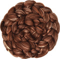 Merino Silk Luxe Tonal Designer Blend. Superfine Merino, Mulberry, Tussah Silk. Top Roving for Spinning or Felting. Cocoa Delight 1oz