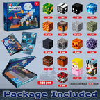 Magnetic Blocks - 100PCS Build Magnetic Dark Mechanical Guardian Castle - Magnetics Toys for Montessori Toddler Christmas Birthday Gifts - STEM Sensory Toys for 3 4 5 6 7 8 9 10 Year Old Boys