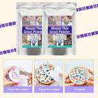Mosaic Grout, Mosaics Tile Tools, Mosaic Tile Accessories – Essential for Handmade Grouting and Perfect for DIY Craft Projects (Gray, 250G)