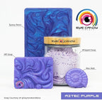Eye Candy Pigments Premium Purple Mica Powder - Aztec Purple (25gr) - for Epoxy, Resin, Soap, Paint, Woodworking, Acrylic Pouring, Bath Bombs, Fishing Lures - DIY Arts and Crafts Additive