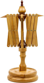 Wooden Handcrafted Heavy Duty Wooden Yarn Ball Winder - Premium Crafted Knitting Crocheting Accessories & Combo Set - Table Top Yarn Swift (Steam Beech Wood)