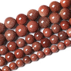 61pcs 6mm Natural Gold Sandstone Beads Gemstone Round Loose Beads for Jewelry Making DIY Bracelet Necklace 15“