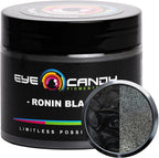 Eye Candy Pigments Premium Black Mica Powder - Ronin Black (50gr) - for Epoxy, Resin, Soap, Paint, Woodworking, Acrylic Pouring, Bath Bombs, Fishing Lures - DIY Arts and Crafts Additive