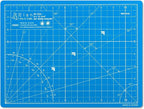 Elan Cutting Mat A4 Blue, Self Healing Cutting Mat 9x12 Inch, 5-Ply Craft Board Blue, Hobby Board for Crafts 9x12 Inch