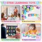 32pcs Magnetic Blocks Building Cubes for Toddlers, Classroom Must Haves Creative Learning Kids Gifts, Preschool Montessori Sensory Autism Magnet Toys for Boys and Girls Ages 3 4 5 6