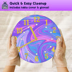 Paint Pouring DIY Clock Kit - Complete Decorate & Painting Kit for Kids 6-8 - Creative Arts & Crafts for Girls Age 10-12 - Christmas Boys & Girls Gifts 8-12 Years Old - Tween & Teen Girl Gifts Ideas