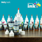 MaxMark Premium Refill Ink for self Inking Stamps and Stamp Pads, Blue Color - 2 oz.
