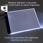 Ultra-Thin A5 Portable LED Light Box Tracer w/USB Cable Dimmable Brightness LED Artcraft Tracing Light Box Light Pad for Artists Drawing Sketching Animation Stencilling X-ray Viewing