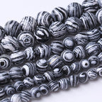 32PCS 12MM Black Malachite Beads Stone Beads Energy Healing Beads for DIY Jewelry Bracelet Necklace Making for Jewelry Making15Inch…