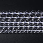 AAAAA Natural Clear White Crystal Quartz Beads Round Loose Spacer Beads for Jewelry Making DIY Bracelets Crystal Energy Healing Power Stone 36pcs 10mm 15 Inch