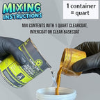 LiME LiNE Sprayable Metal Flake Paint Additive: Solvent Resistant Glitter for Automotive Custom Painting (Blue)