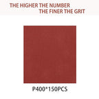 150pcs 400 Grit Sanding Discs, 5-Inch 8-Hole Sandpaper, for Woodworking or Automotive