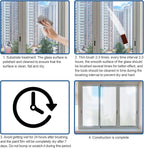 Frosted Glass Paint, 2Pcs Matte Hazy Spray, Door and Window Shading, UV Resistant, Waterproof, for Baby, Indoor-Outdoor, 1 Can, 2 Brushes