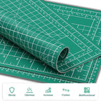 DIYSELF Cutting Mat 8in×6in, Self Healing Cutting Mat, A5 Rotary Cutting Mats for Crafts Sewing Hobby Fabric Project, 5-Ply Craft Cutting Board Double Sided, Craft Mat for Quilting