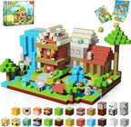 200PCS Magnetic Blocks - Magnetic Building Blocks, Magnet Cubes Game, Stacking Forest Set, STEM Montessori Sensory Stacking Toys for Kids, Birthday Gifts for Boys and Girls Age 3+ Years Old