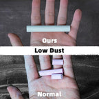 Colored Chalk 100PCS, Low Dust Chalks Stick Bulk for Chalkboard Blackboard Non-Toxic