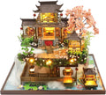 DIY Miniature House Kit, DIY Dollhouse Kit for Adults to Build, Mini House Kit with LED, Mayberry Street Miniatures, Ideal Gifts for Birthday, Valentine Christmas(Wonderland)