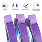 Purple Painters Tape,1 inch x 60 Yards - Medium Adhesive Masking Tape for Painting,Labeling,DIY Crafting,Decoration and School Projects