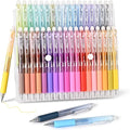 BAYTORY 36Pcs Colored Erasable Gel Pens, Fine Point 0.7mm, Retractable Assorted Colors Pen with Eraser, Smooth Writing Erasable Pens for Drawing Crossword Puzzles