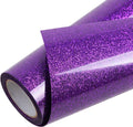 TORC Purple Glitter HTV Heat Transfer Vinyl Roll 12 inch x 5 ft Iron on Vinyl for T Shirts Crafts