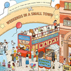 MOMIBOOK Puzzles for Adults 1000 Pieces Jigsaw Puzzles of Weekends in a Small Town, Painting Image Difficult Challenging Hard Impossible Puzzle Unique Funny Party Christmas Birthday Gifts