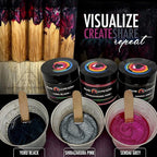 Eye Candy Pigments Premium Grey Mica Powder - Sendai Grey (25gr) - for Epoxy, Resin, Soap, Paint, Woodworking, Acrylic Pouring, Bath Bombs, Fishing Lures - DIY Arts and Crafts Additive