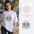 9 Pack Large Reusable Stencil Mandala Stencil Laser Cut Painting Template for Wood Wall Floor Tile Fabric Crafts Furniture Stencils Painting(12x12 Inch)