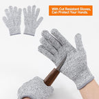 10Pcs Wood Carving Kit, Beginner Set With Resistant Gloves, Spoon & Whittling Knife, Sandpaper for Woodworking
