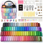 Shuttle Art 82 Colors Polymer Clay Kit with 19 Clay Tools, 16 Kinds of Accessories, Non-Toxic, Non-Sticky, Ideal DIY Art Craft Gift for Kids Adults