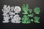 Metal Beach Shell Starfish Conch Coral Cutting Dies, Ocean Life Die Cuts Embossing Stencils Template Mould for Card Scrapbooking and DIY Craft