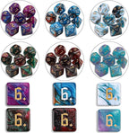 CiaraQ DND Dice Set - 26 x 7 (182pcs) Polyhedral Dice for Dungeons and Dragons D&D RPG MTG Role Playing Table Games, with a Large Flannel Bag