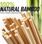 Zulay 120 Pack Bamboo Wooden Skewers - 17.5" Marshmallow Roasting Sticks & Barbeque Skewers For Campfire - Authentic Bamboo Sticks & Smores Sticks For Grilling Hotdogs, Kabobs, BBQ, & More