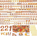 221 Pcs Bulletin Board Letters Round Alphabet Number Punctuation Symbol Combo Letter Cutouts Classroom Decoration for School Classroom Chalkboard Poster Board(Fall Round)