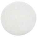 White Buffing Pad with Hook and Loop Back for Wood and Epoxy | Apply Hard Wax Oils and Stain