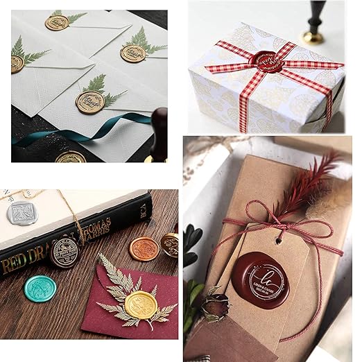 12 Pieces Sealing Wax Sticks with Wicks for Letter Seal Wax Stamp,Wedding Invitations, Packaging Decoration,Christmas Gift Ideas (Color)