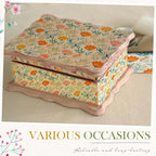 Crtiin 20 Pack Assorted Floral Napkins for Decoupage Toilet Napkins Flower Cocktail Decorative Paper for Birthday Party Beautiful Gorgeous, 20 Styles Each 6.5 inches(Style 3)