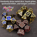 Coyeekn Mystery Dice Set - DND Dice Set - Polyhedral Dice, Dice Goblin, RPG Dice Set, Suitable for Role Playing, Table Games(Mystery Pack of 6)