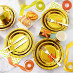 1-1/2 Inch Orange Satin Ribbons for Crafts, 6 Rolls Single-Faced Orange Assorted Ribbons for Gift Wrapping Flower Bouquet Wedding Invitations Bridal Shower Hair Bows Garland Party Decor