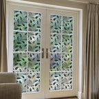 DKTIE Window Privacy Film Frosted Glass Static Cling UV Sun Blocking Heat Control Window Tint Day and Night Insulation Home Bathroom Door Decorative (S166, 29.5'' x 78.7'')