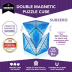 Duomoto Magnetic Transforming Cube - Shape Shifting Double Creativity Puzzle w/ 96 Rare Earth Magnets - Transforms Into Over 100 Shapes - by Fun in Motion Toys - Creators of Shashibo & Cubendi