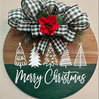 Christmas Stencils for Crafts Reusable Christmas Doormat Stencils Xmas Holiday Stencil for Painting on Wood Door Mats Fabrics Decor