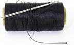 MJMP 8" Professional Upholstery Large Eye Long Needle Easy to Thread,Used for Furniture Weaving Leather Hand Sewing. (8")