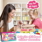 Sticker Maker for Kids - Make Your Own 60 Stickers with DIY Puffy Sticker Kit - Create a 3D Sticker Machine Arts and Crafts for Kids Ages 6-12 - Fun Craft Kits & Gifts for Girls Boys Year Old
