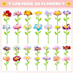 DIY Fabric Flower Bouquets Toys Accessories - Flowers Market Toy Accessories - Arts & Crafts Toy Accessories