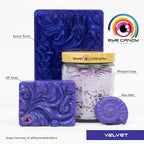 Eye Candy Pigments Premium Purple Mica Powder - Velvet (25gr) - for Epoxy, Resin, Soap, Paint, Woodworking, Acrylic Pouring, Bath Bombs, Fishing Lures - DIY Arts and Crafts Additive