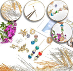 150pcs Silver Filled Ball Pins Non Tarnish Craft Earring Bracelet Jewelry Making Accessories Supplies (40mm (1.57in), Silver-Ball Pin)