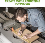 ROBOTIME 6-Pack 1/8" Walnut Plywood Sheets - 12 x 16 x 1/8 Inch - 3mm Laser Wood Sheets for Laser Cutting, Engraving & Wood Burning (Pyrography)