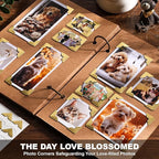 360 Pcs Photo Corners for Scrapbooking, Gold Photo Corner Stickers, Acid Free Picture Corners Self-Adhesive for Scrapbooking, Photo Corners for DIY Scrapbook, Photo Album, Memory Books, Diary